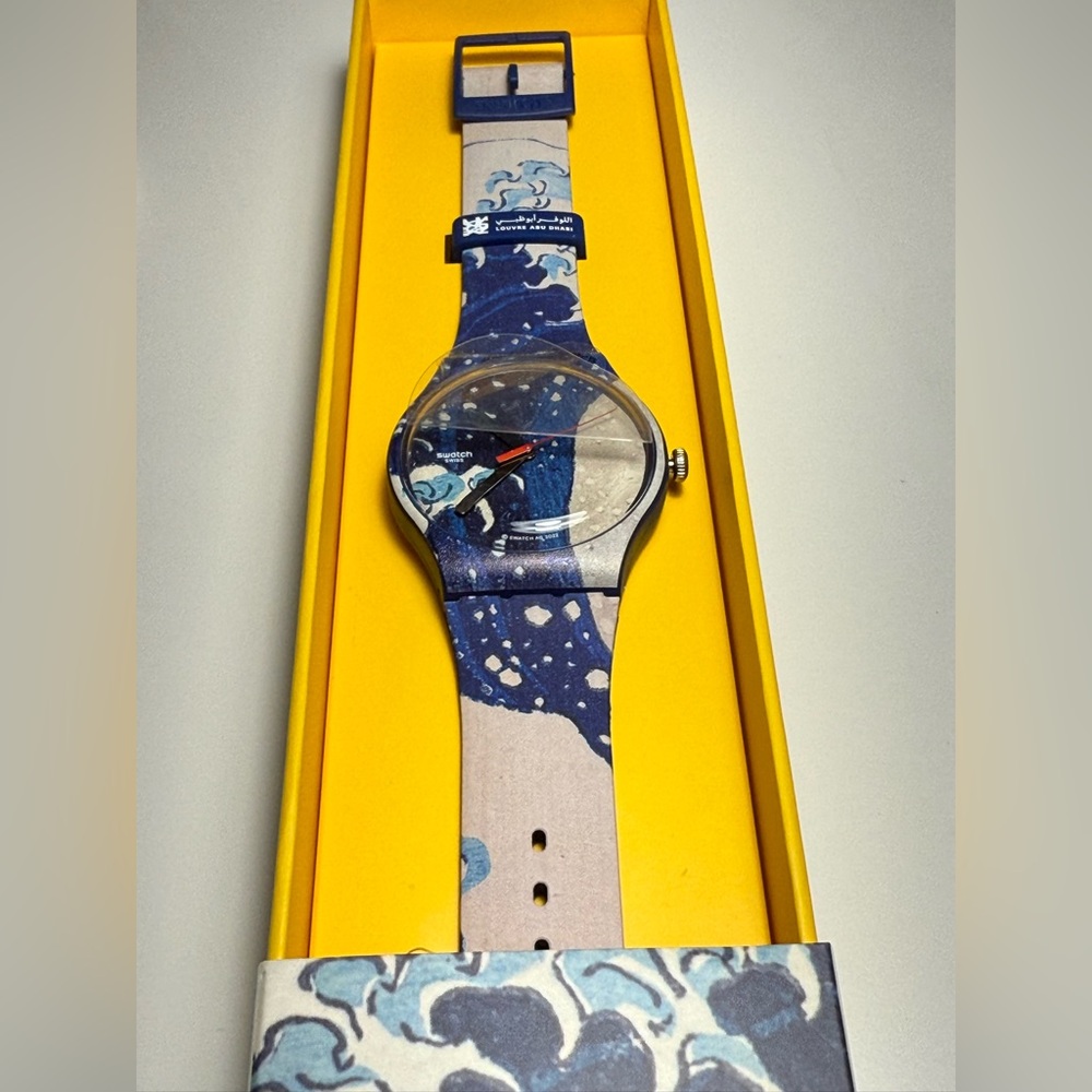THE GREAT WAVE OFF KANAGAWA BY KATSUSHIKA HOKUSAI & THE ASTROLABE Swatch